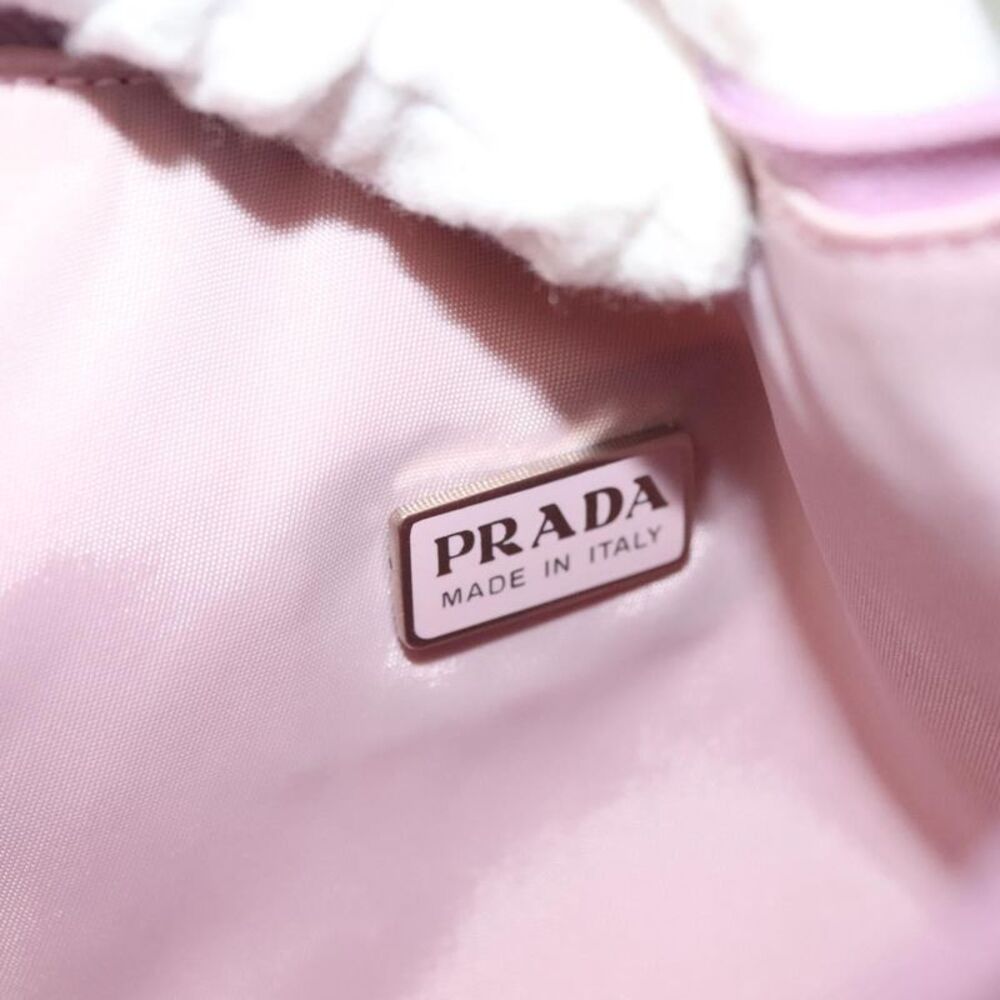 Prada Hobo Tessuto Pink Nylon Handbag - Picture 6 of 16